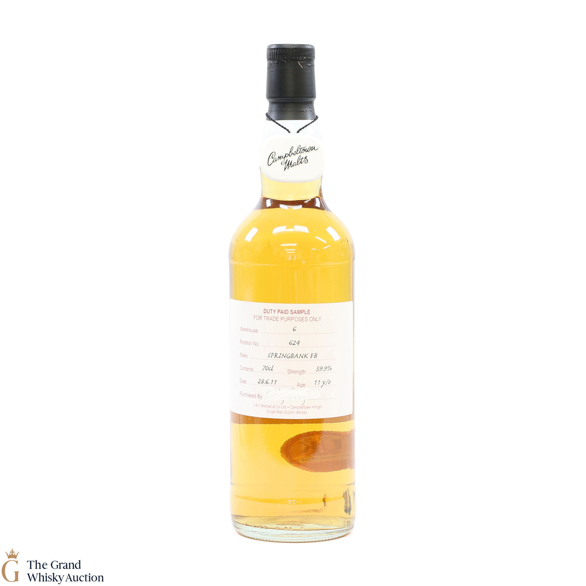 Springbank - 11 Year Old 2011 Fresh Barrel Duty Paid Sample