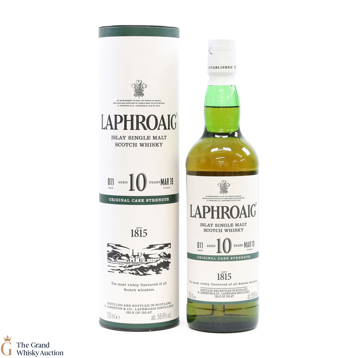 Laphroaig - 10 Year Old - Original Cask Strength Batch #011