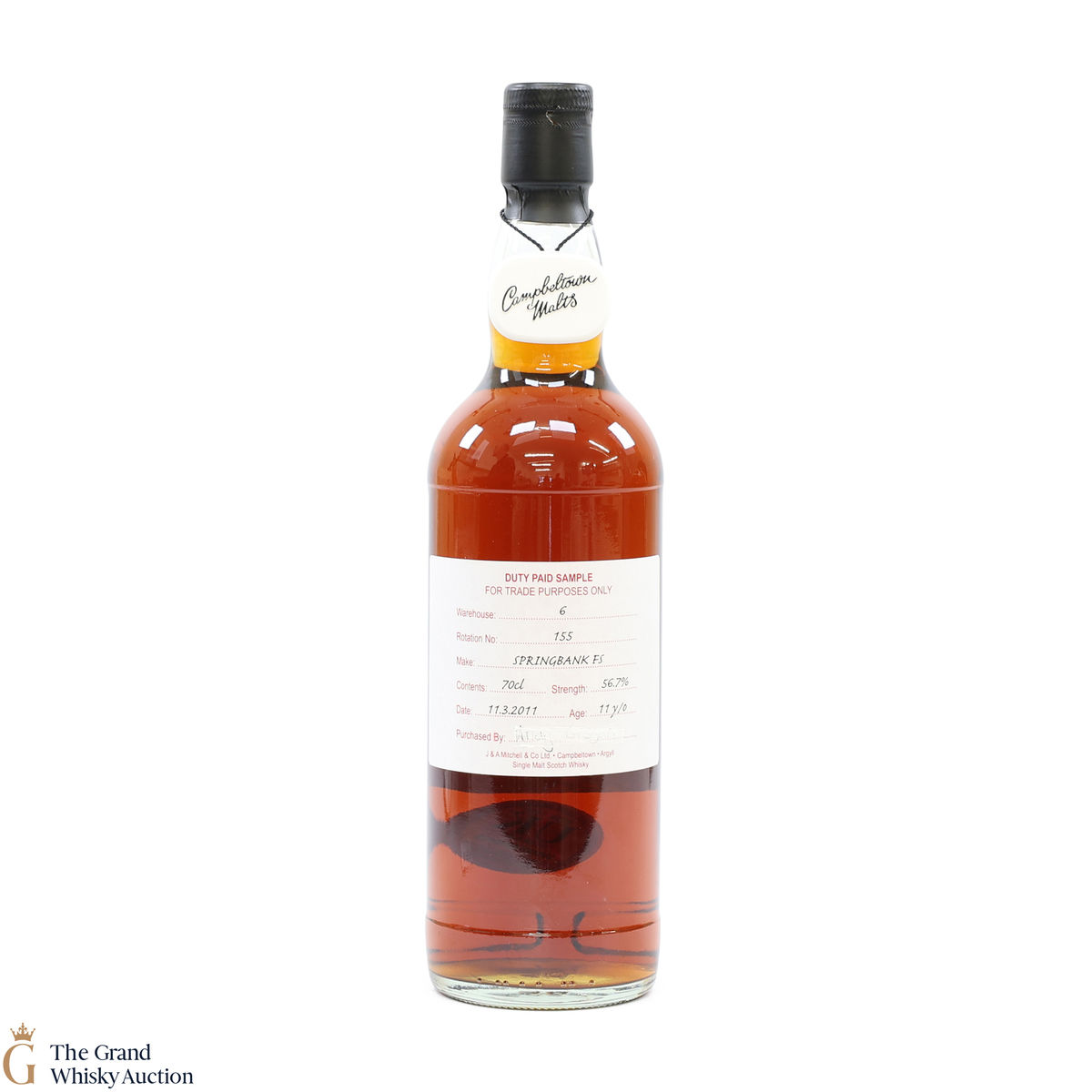Springbank - 11 Year Old - 2011 Duty Paid Sample Fresh Sherry