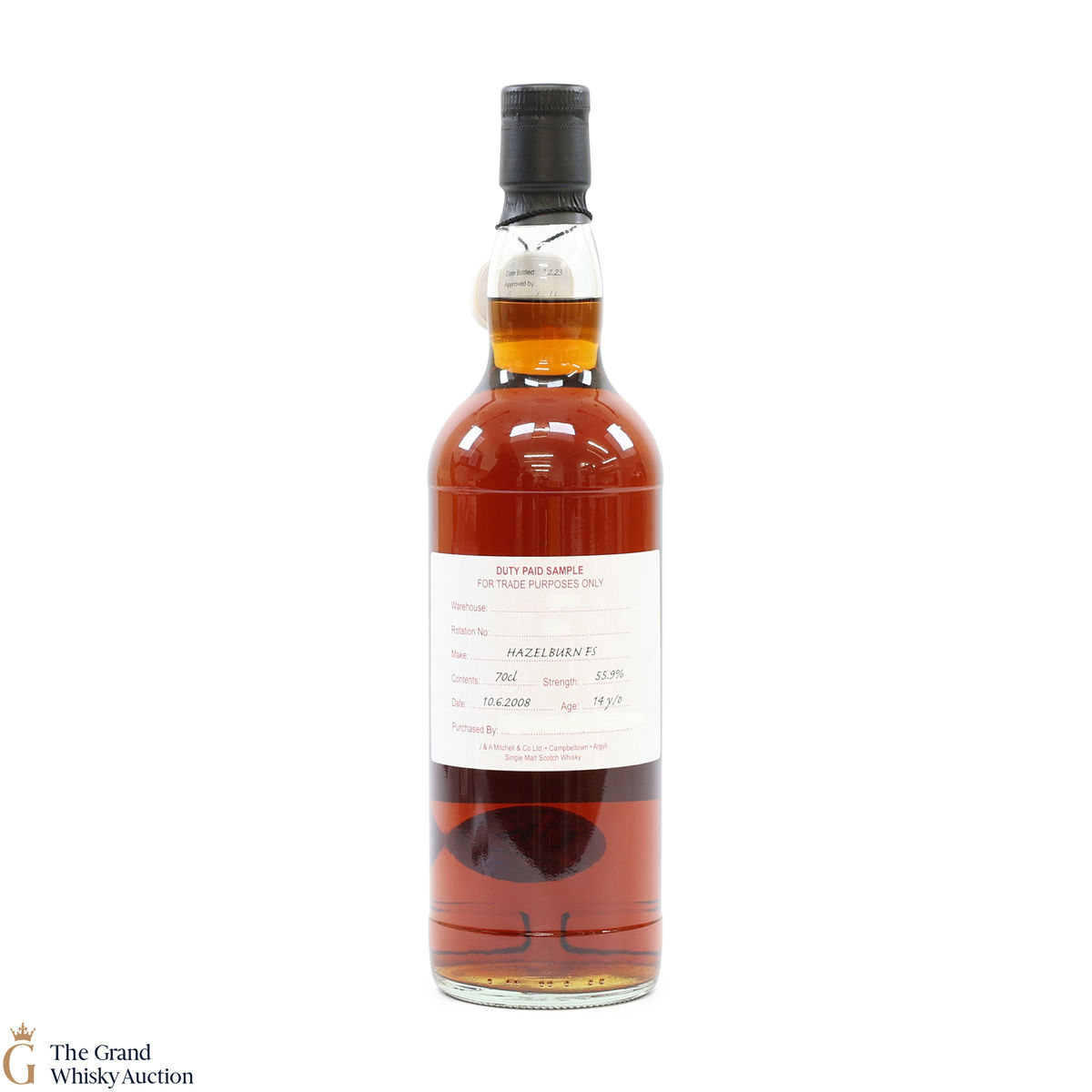Hazelburn - 14 Year Old Fresh Sherry 2008 Duty Paid Sample 55.9%