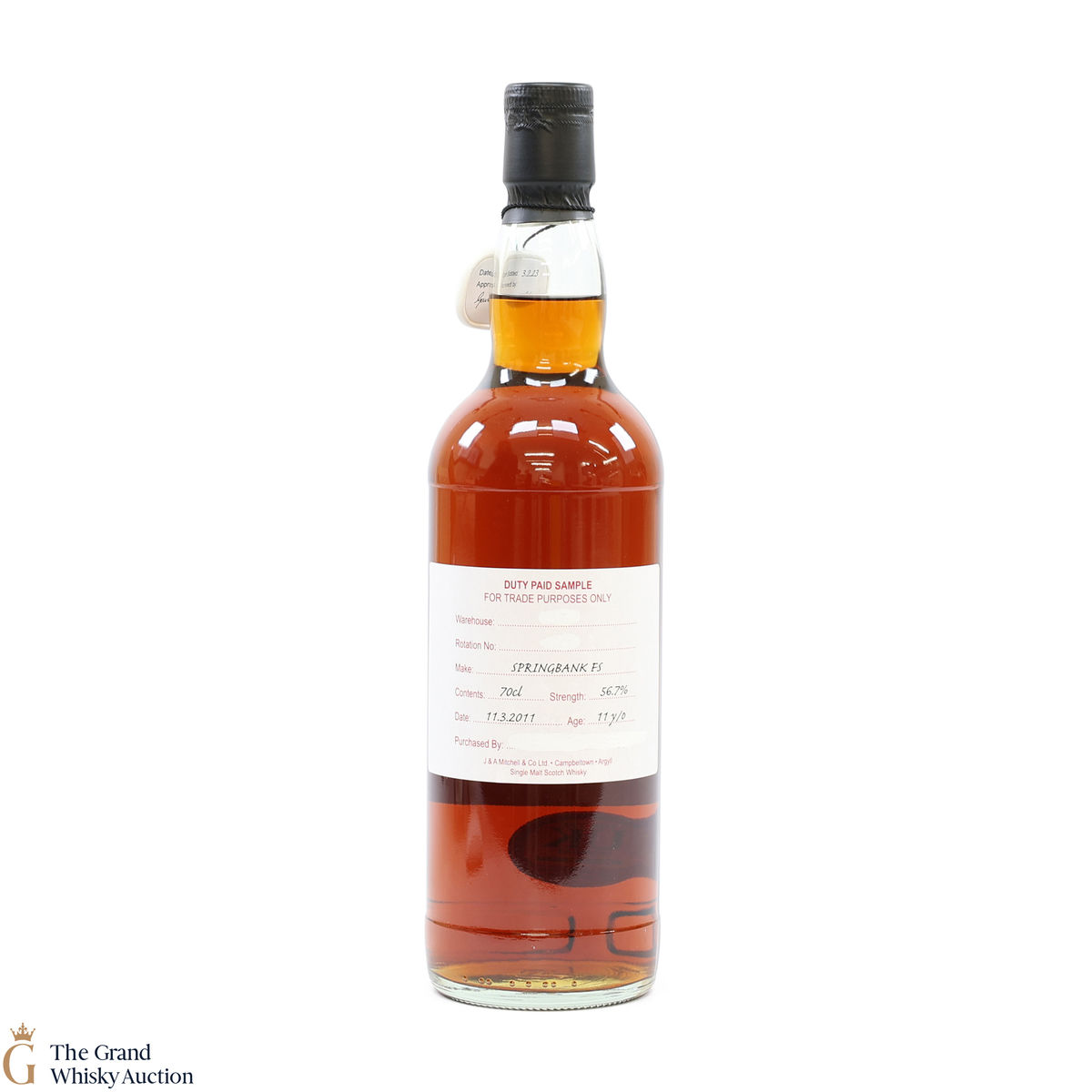 Springbank - 11 Year Old - 2011 Duty Paid Sample Fresh Sherry