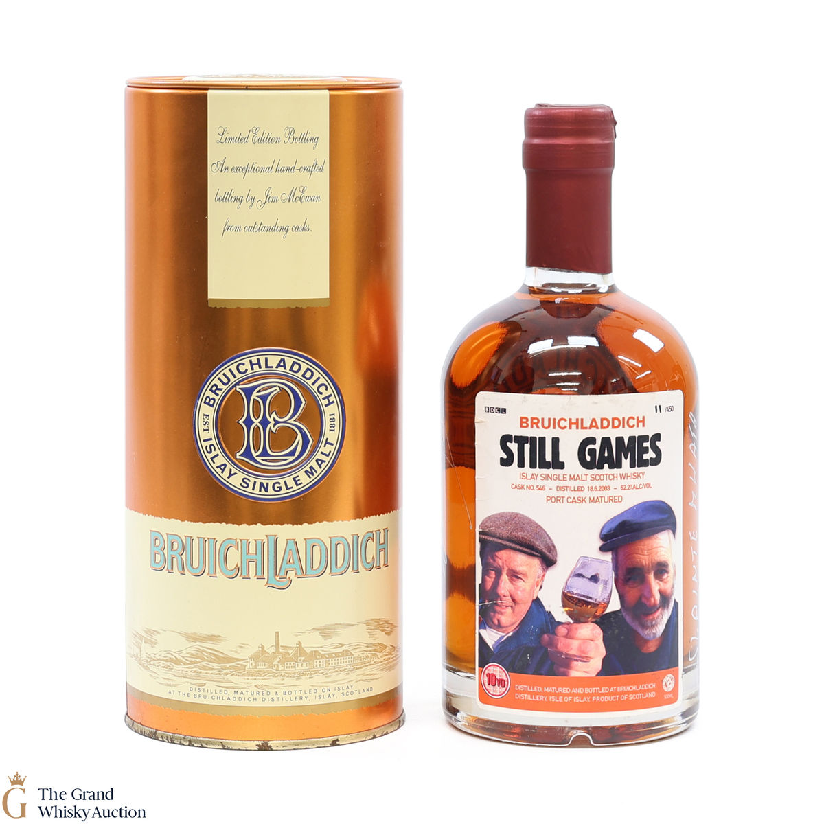 Bruichladdich - 10 Year Old 2003 - Still Games (Signed) 50cl