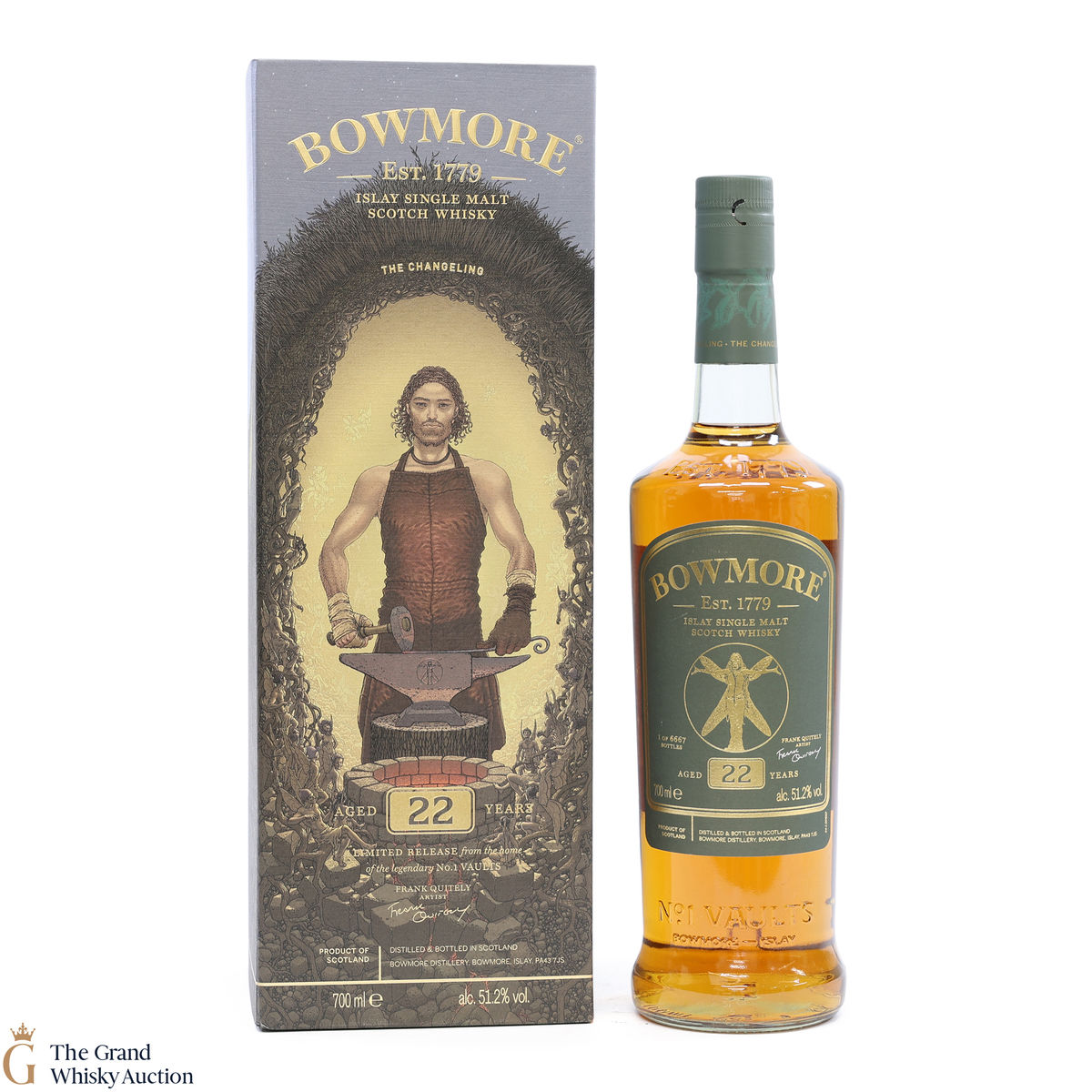 Bowmore - 22 Year Old - Frank Quitely - The Changeling