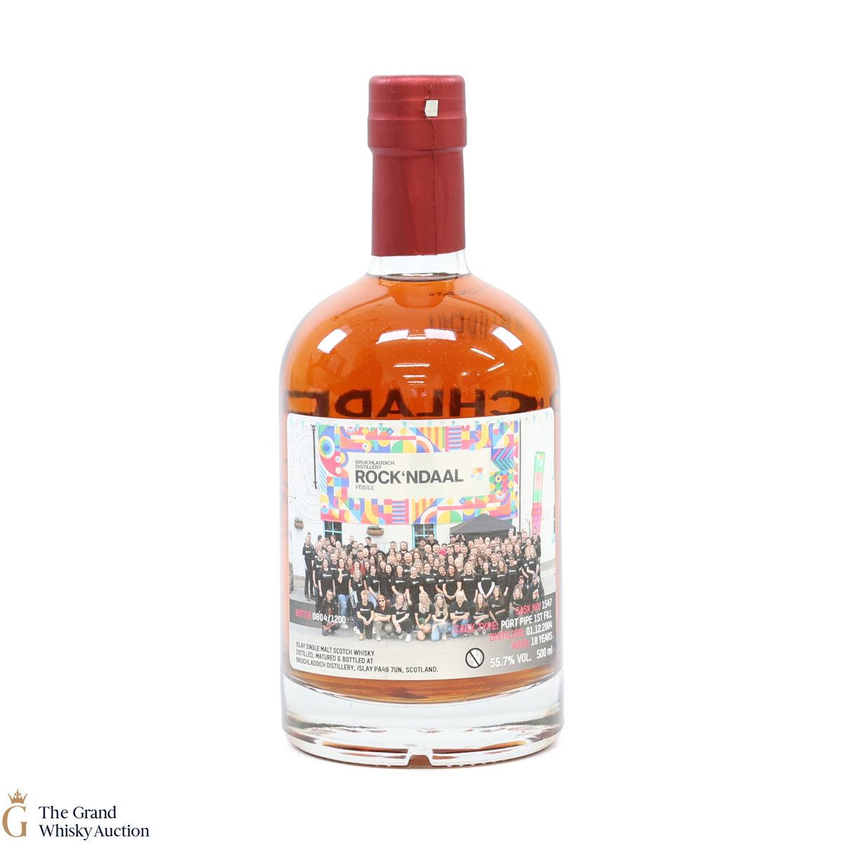 Bruichladdich - 18 Year Old Port Pipe #1547 - Valinch Rock'ndaal Fèis Ìle 2023 (50cl)