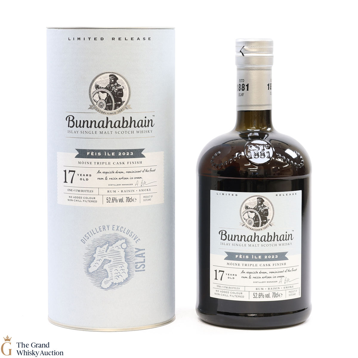 Bunnahabhain - 17 Year Old Mòine Triple Cask Finish - Fèis Ìle 2023