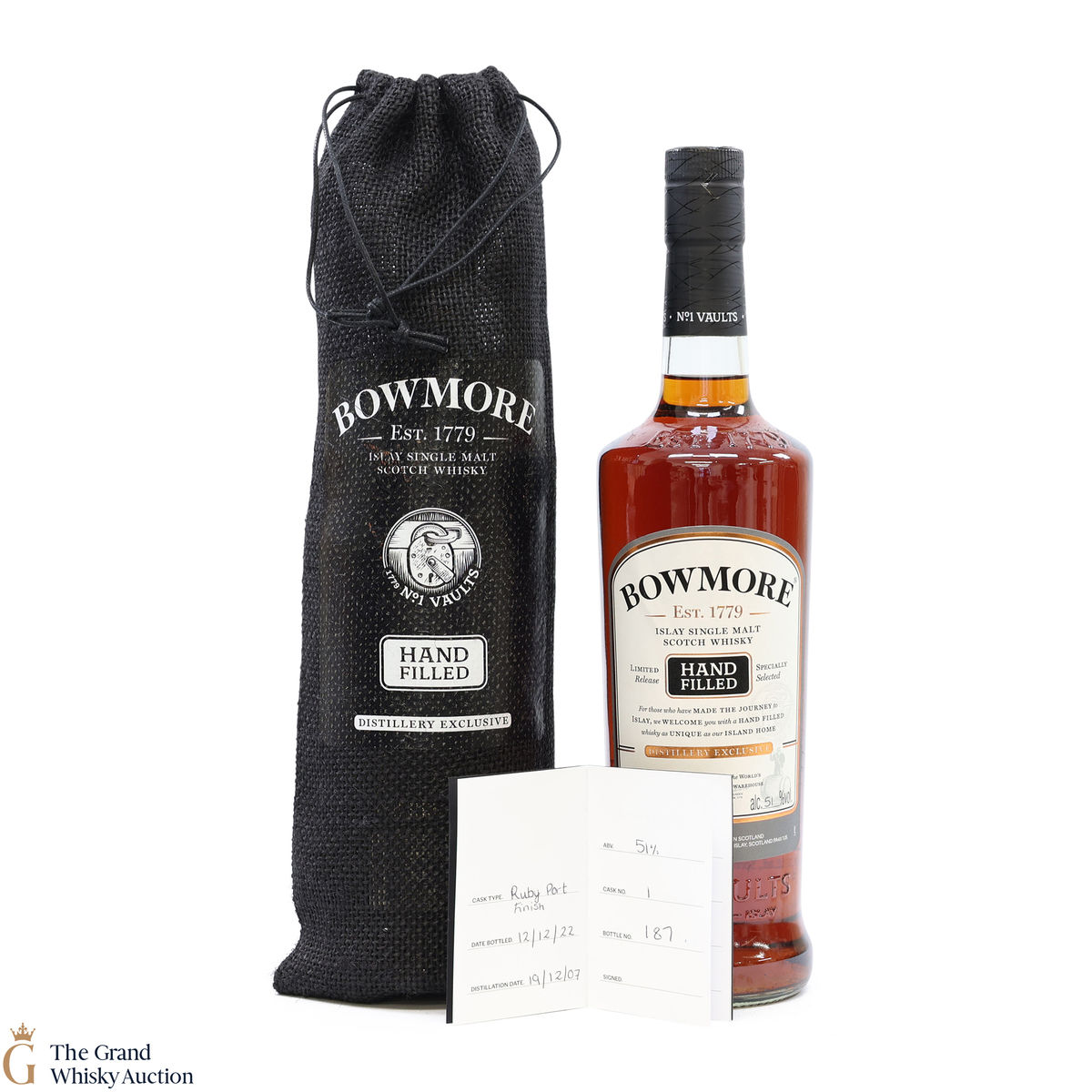 Bowmore - 2007 Ruby Port Finish #001 Hand Fill 2022