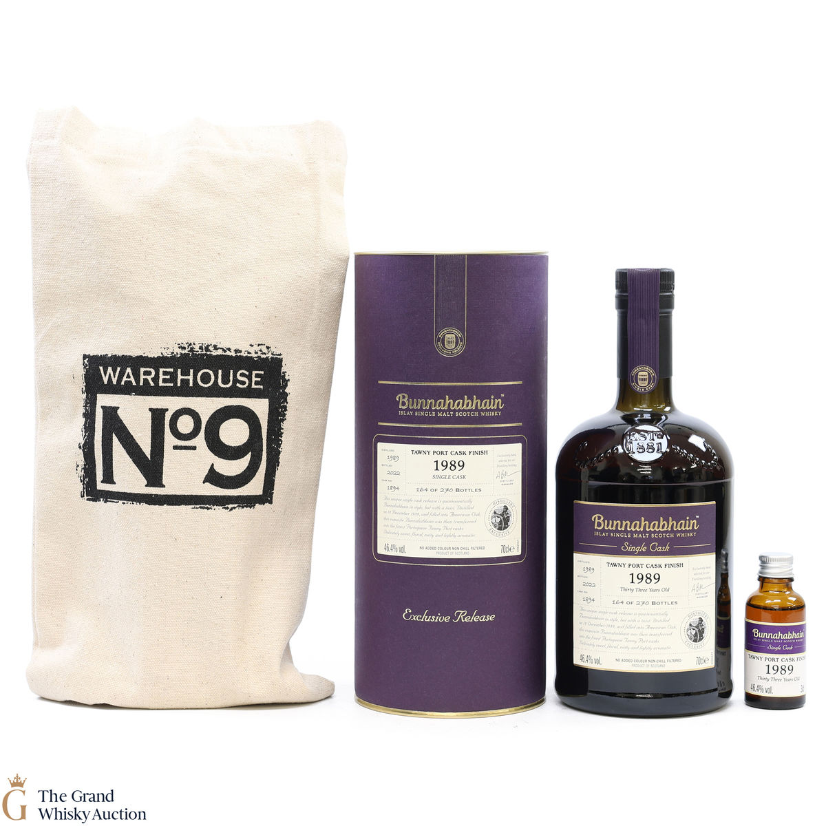 Bunnahabhain - 1989 Tawny Port Cask Finish - Distillery Exclusive + Mini