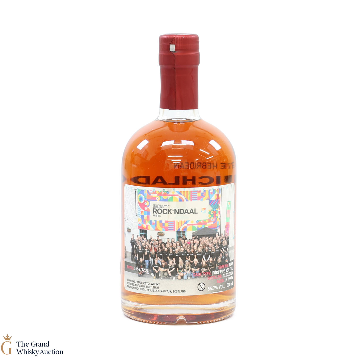 Bruichladdich - 18 Year Old Port Pipe #1547 - Valinch Rock'ndaal Fèis Ìle 2023 (50cl)