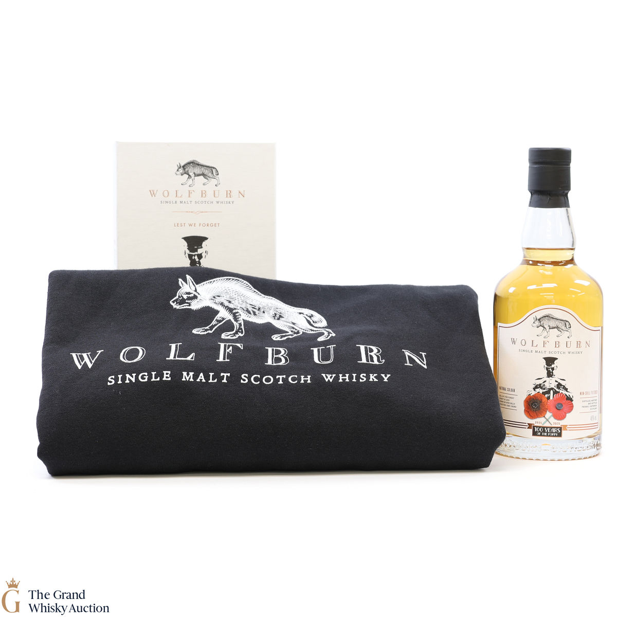 Wolfburn - Lest We Forget - 100 Years of the Poppy 2021 + Wolfburn Sweatshirt