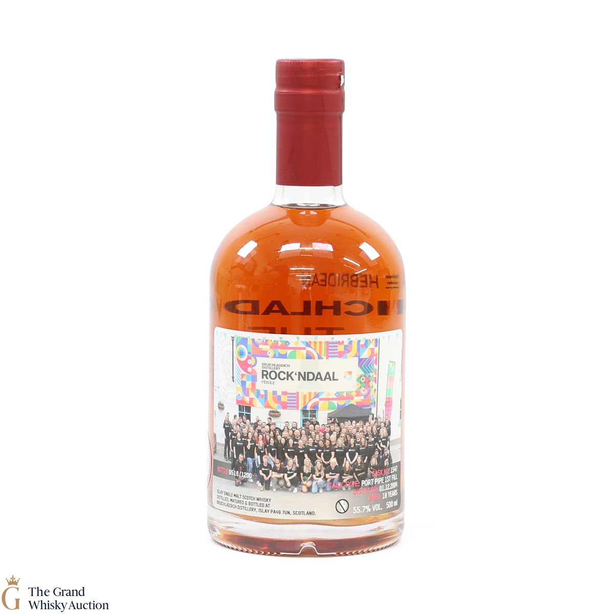 Bruichladdich - 18 Year Old Port Pipe #1547 - Valinch Rock'ndaal Fèis Ìle 2023 (50cl)