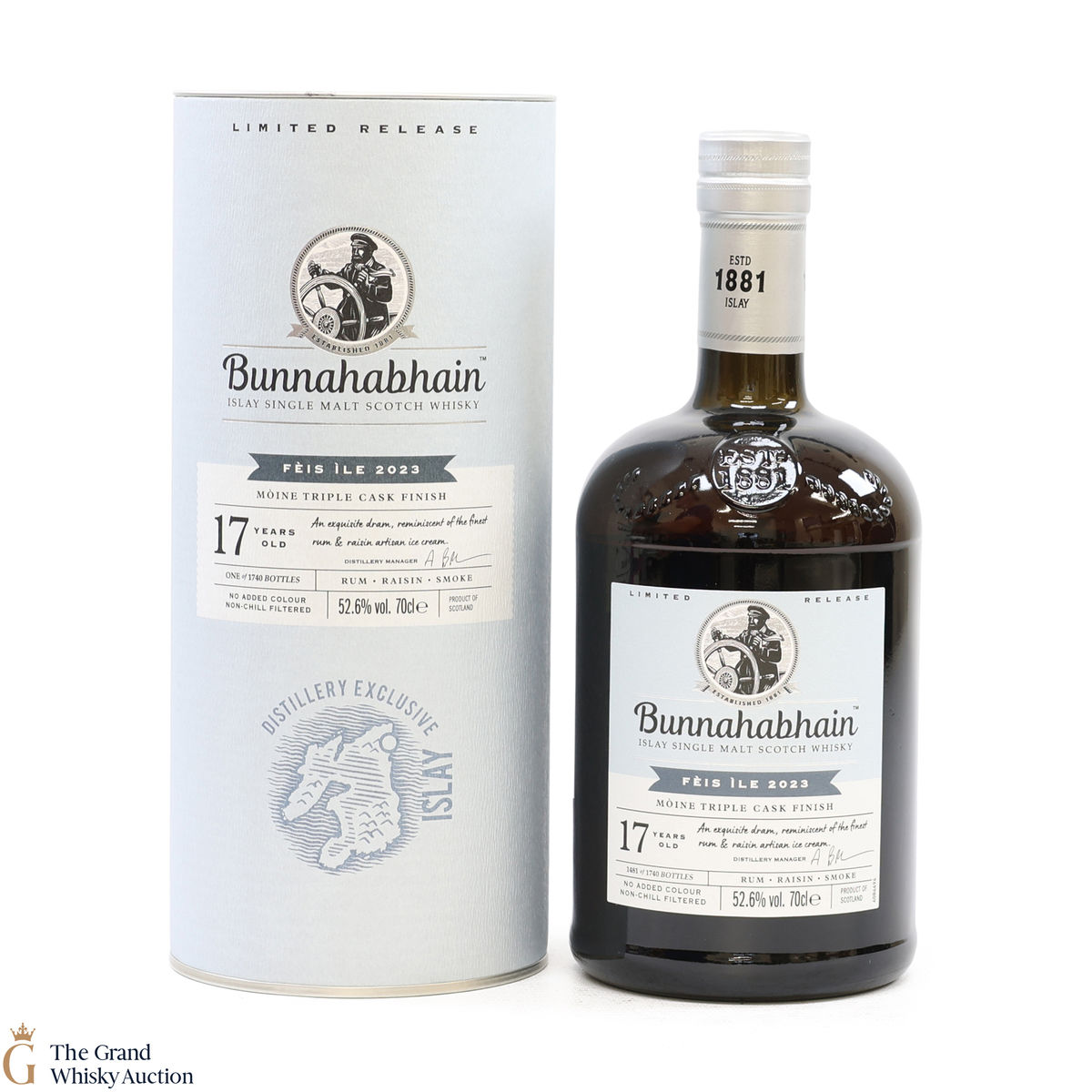 Bunnahabhain - 17 Year Old Mòine Triple Cask Finish - Fèis Ìle 2023