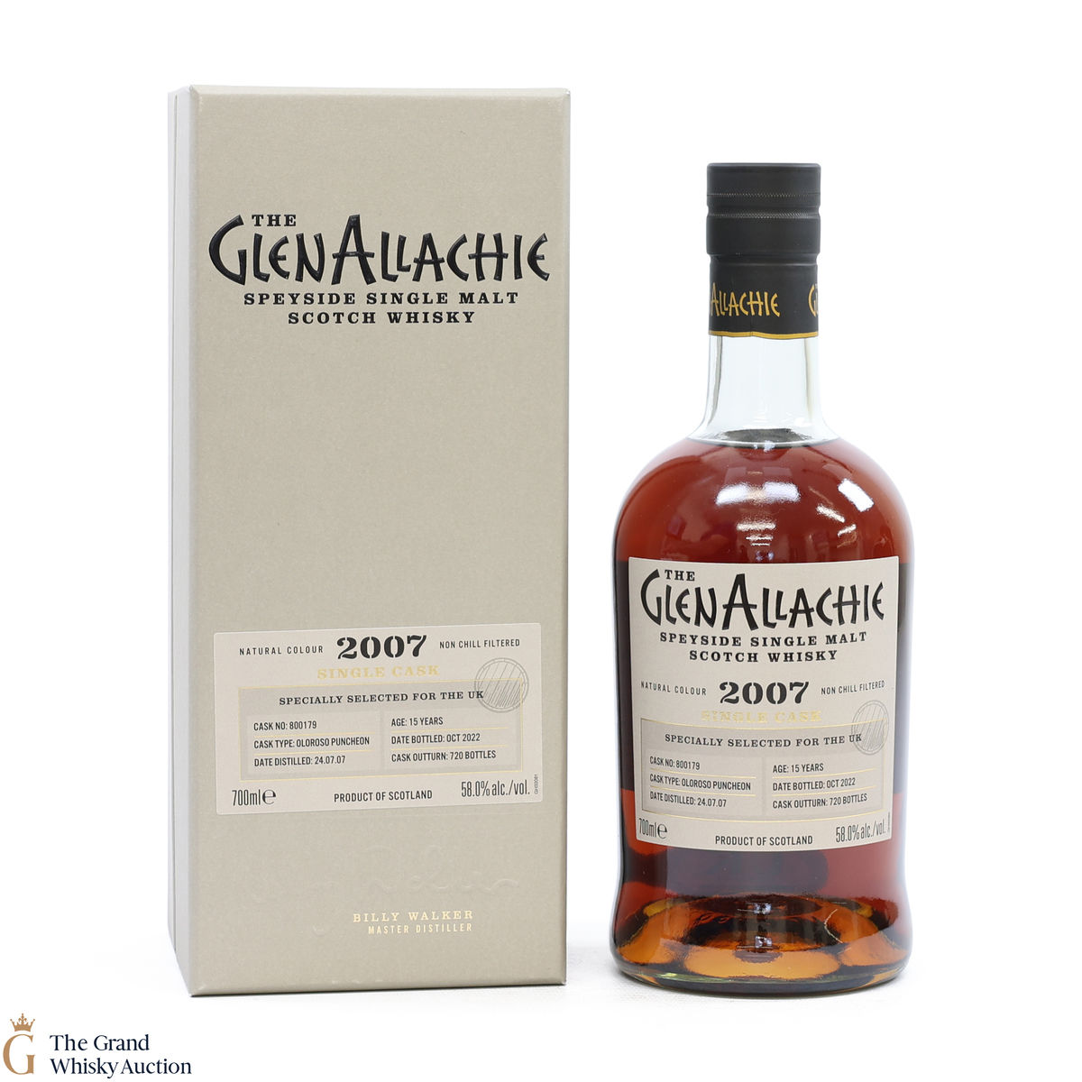 Glenallachie - 15 Year Old #800179 Single Oloroso Puncheon UK Exclusive