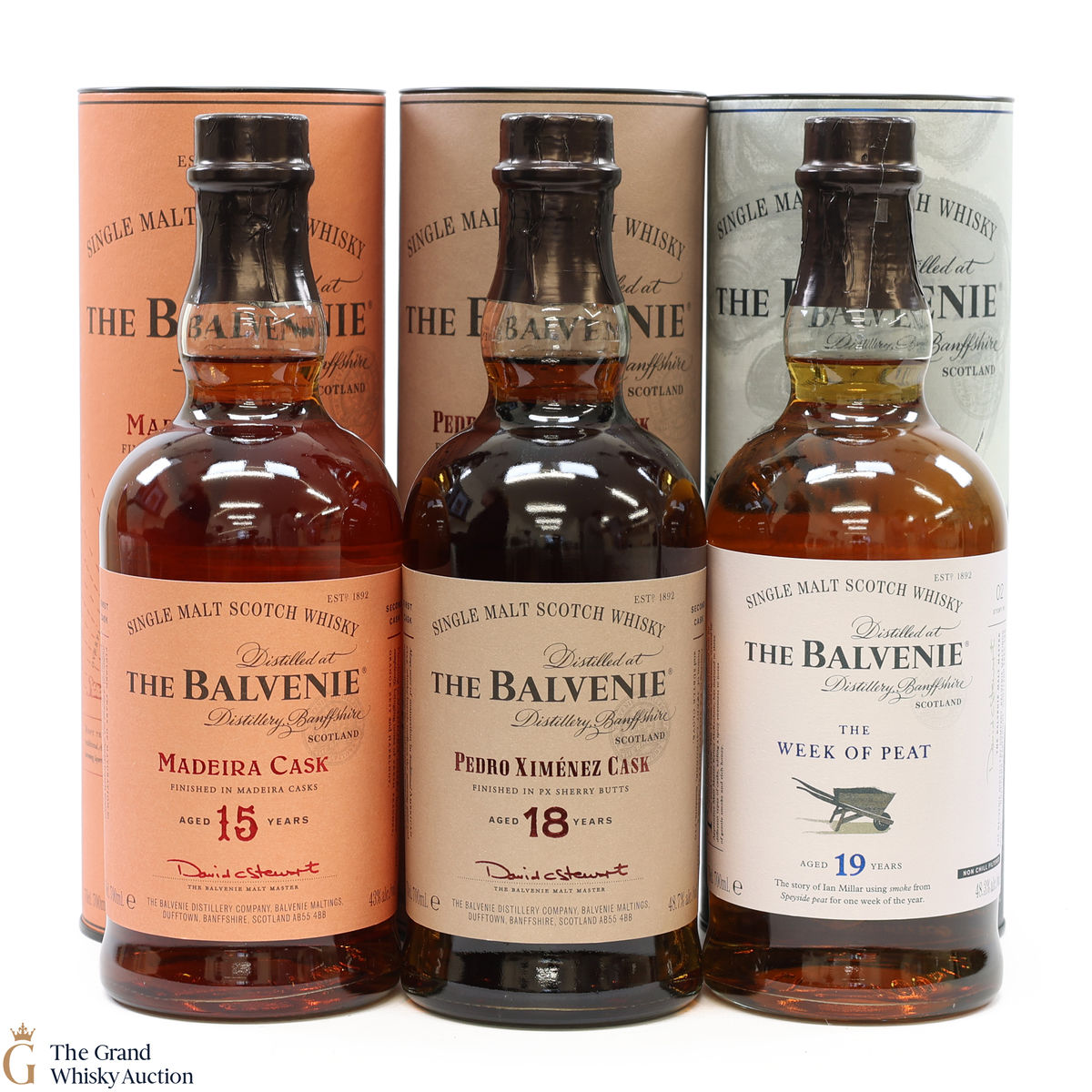 Balvenie - 15, 18 & 19 Year Old (3x70cl)