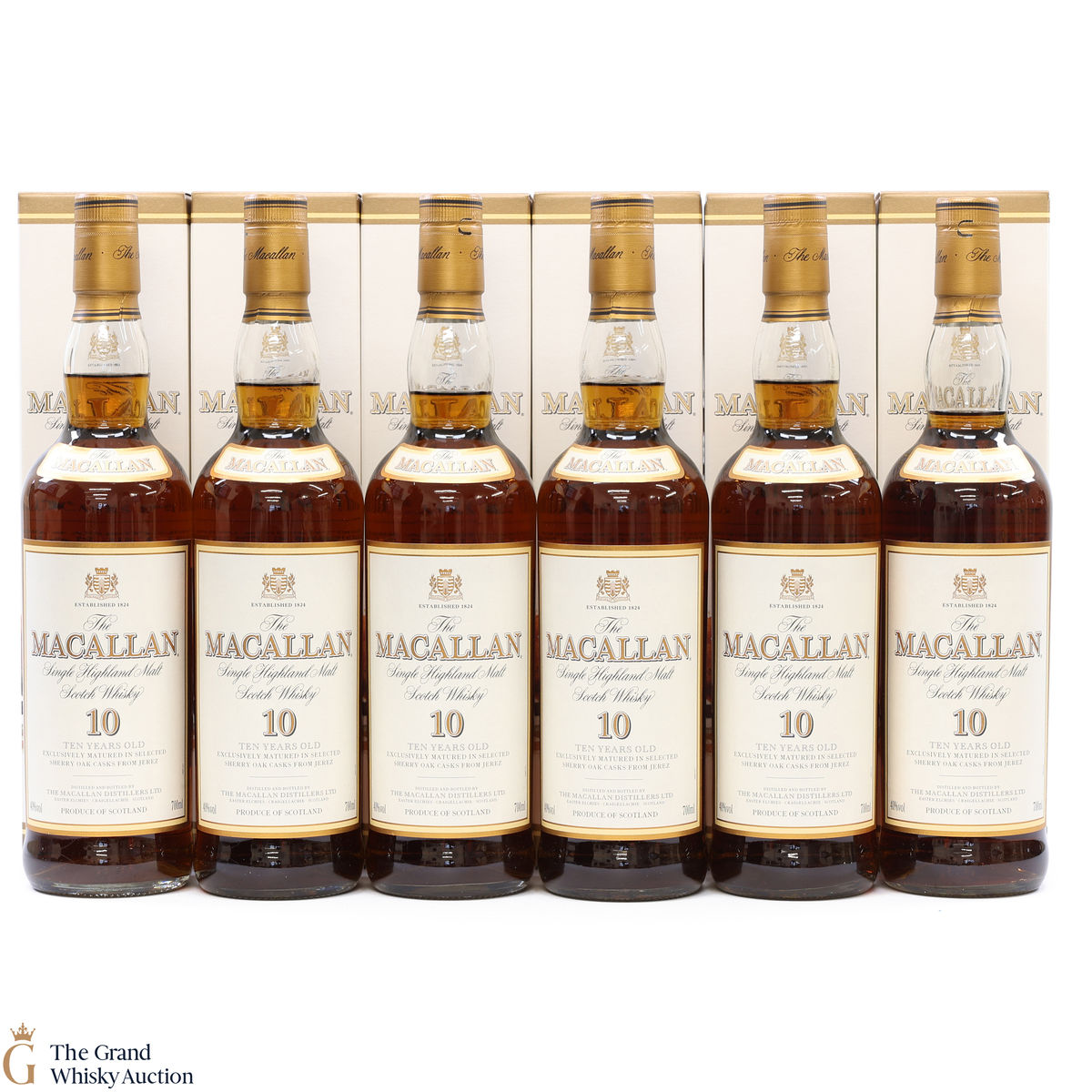 Macallan - 10 Year Old Early 2000s (6 x 70cl)