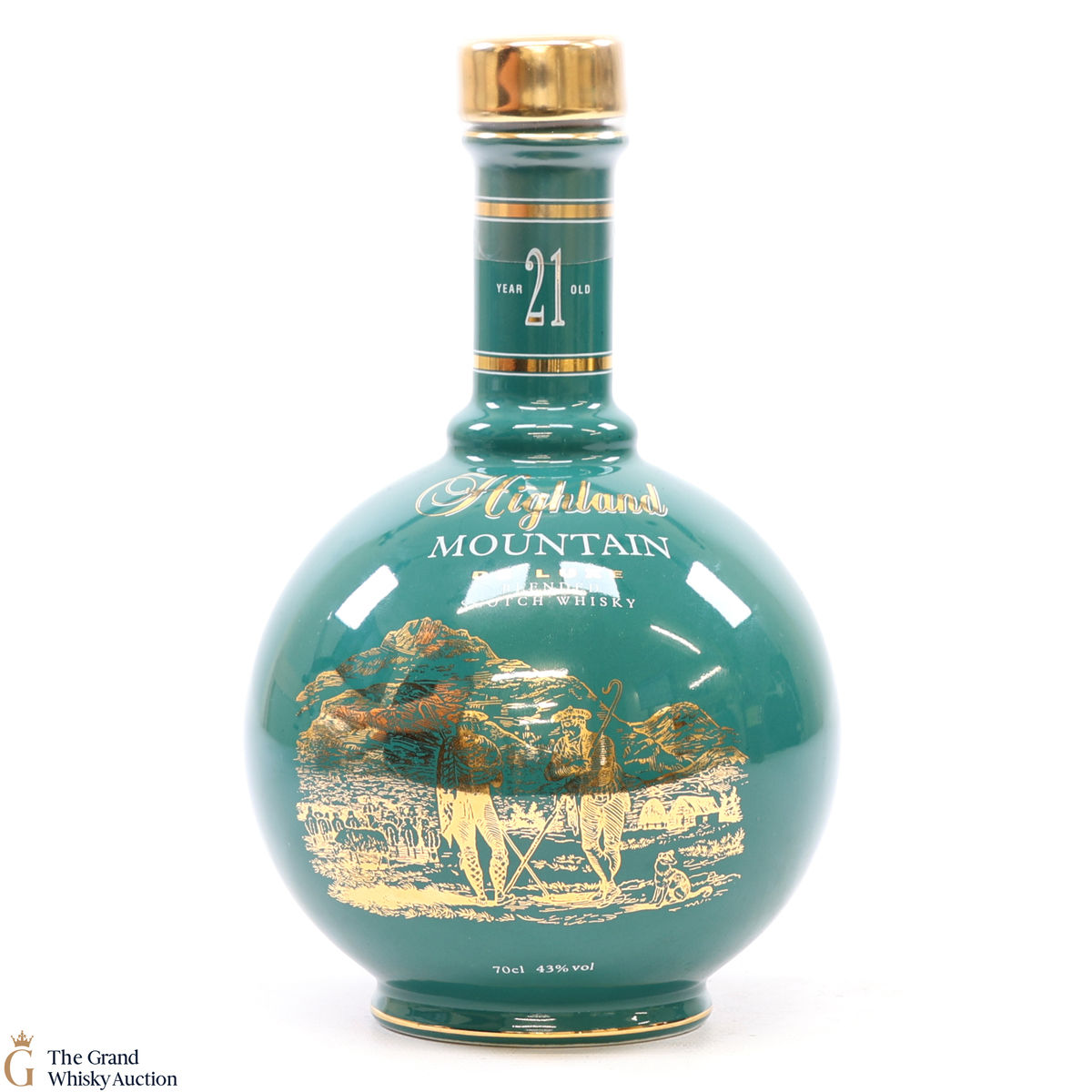 Highland Mountain - 21 Year Old De Luxe Wade Decanter 1990s Morrison Bowmore