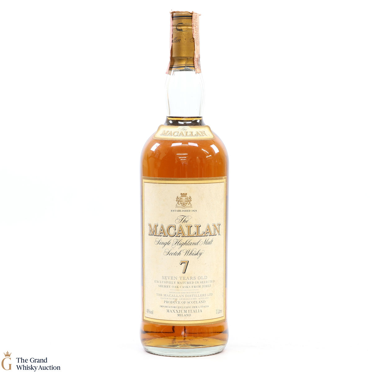 Macallan - 7 Year Old Maxxium Italia Import 1L