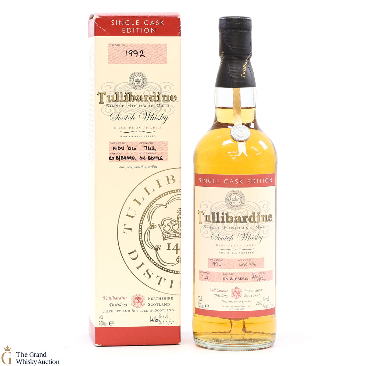 Tullibardine - 1992 Single Cask Edition #742