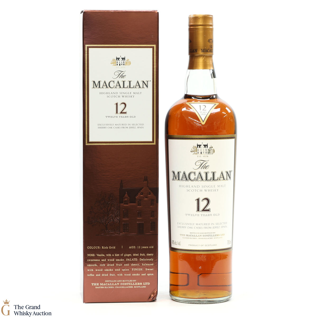 Macallan - 12 Year Old - Sherry Oak 75cl