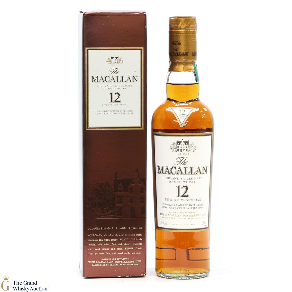 Macallan - 12 Year Old - Sherry Oak (37.5cl)
