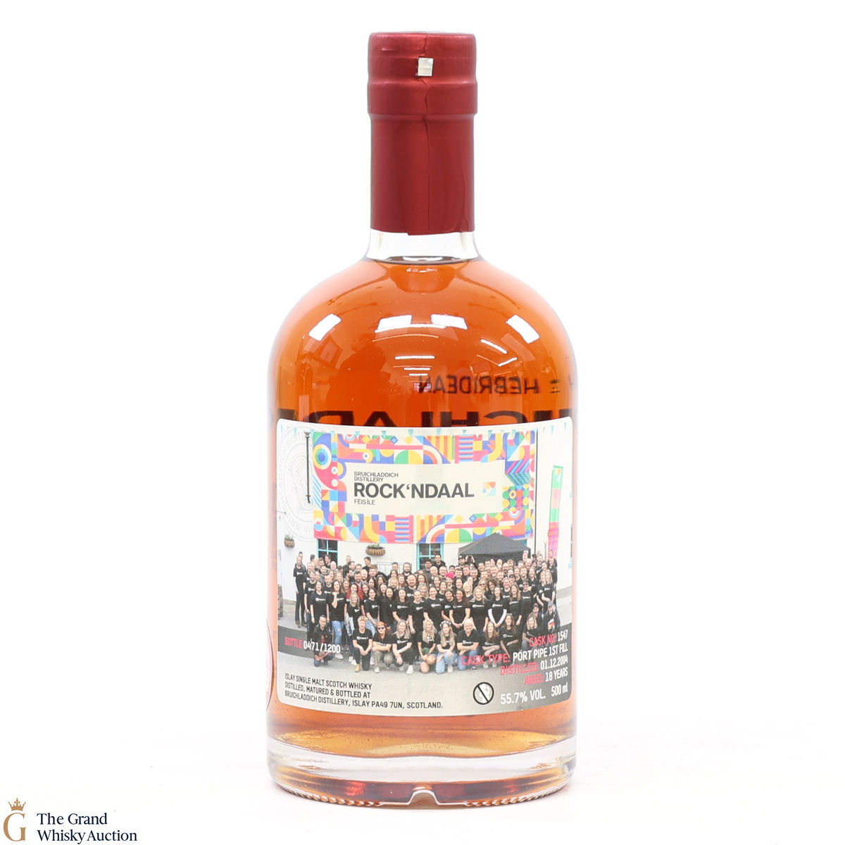 Bruichladdich - 18 Year Old Port Pipe #1547 - Valinch Rock'ndaal Fèis Ìle 2023 (50cl)