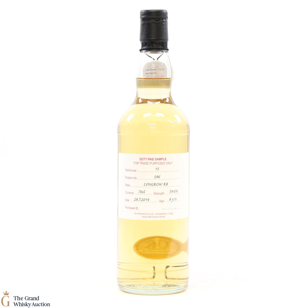 Longrow - 8 Year Old - 2014 Duty Paid Sample Refill Barrel