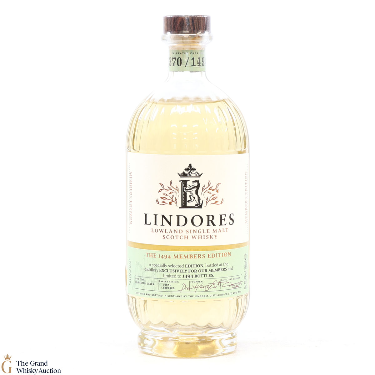 Lindores Abbey - 1494 Members Edition - Ex-Peated Casks