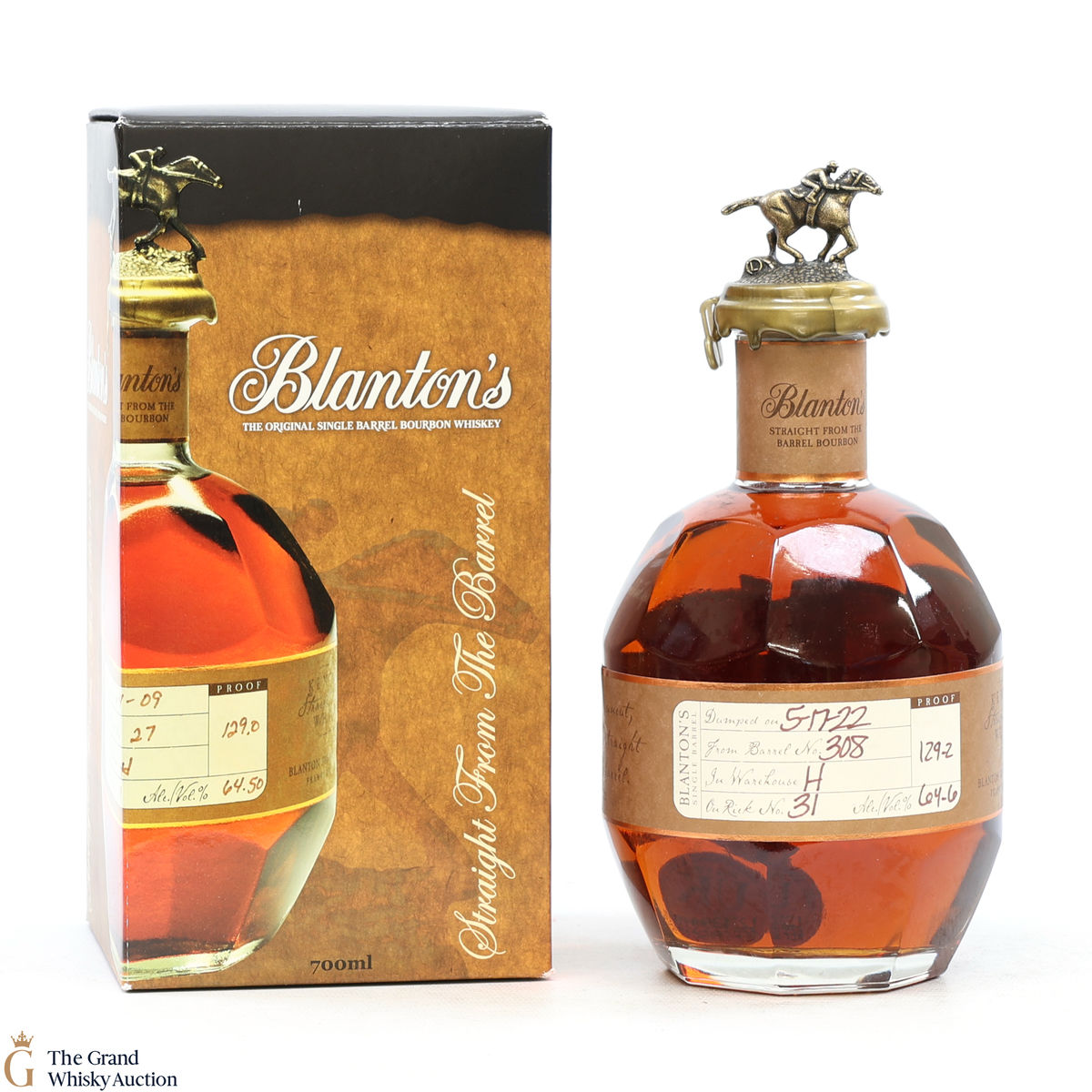 Blanton's - Straight From The Barrel - Cask Strength (64.6% ABV)
