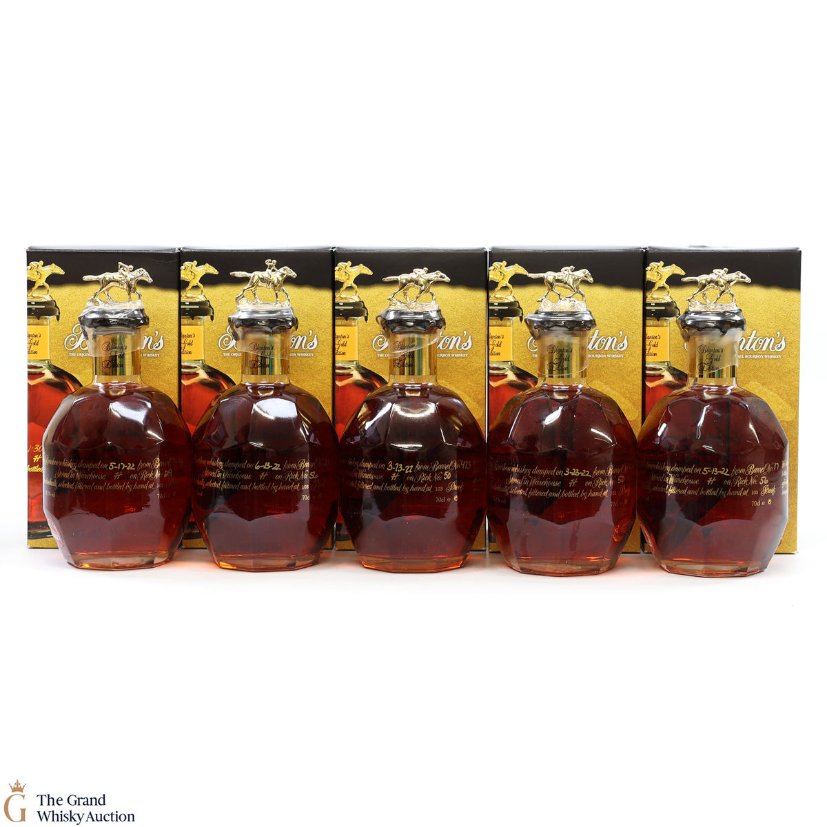 Blanton's - Single Barrel Gold Edition (5 x 70cl)
