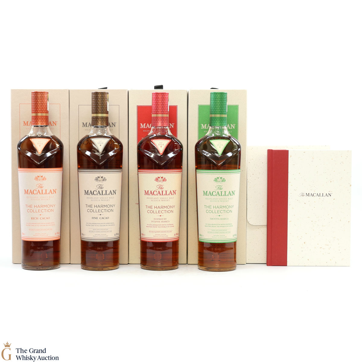 Macallan - The Harmony Collection - Harmony I & II (4 x 70cl) + Notebook