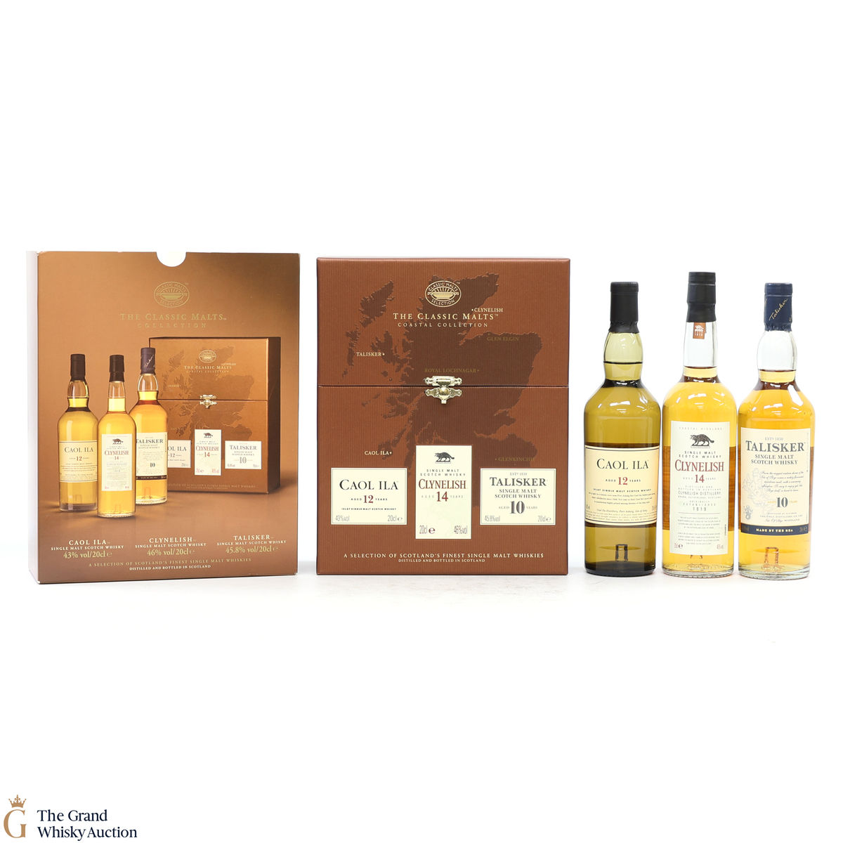 Classic Malts - Coastal Collection - Caol Ila, Clynelish & Talisker (3 x 20cl)