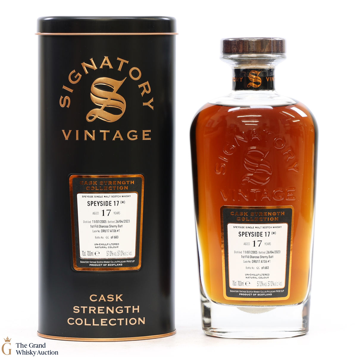 Speyside - 17 Year Old 2005 1st Fill Oloroso Sherry Butt Signatory #1