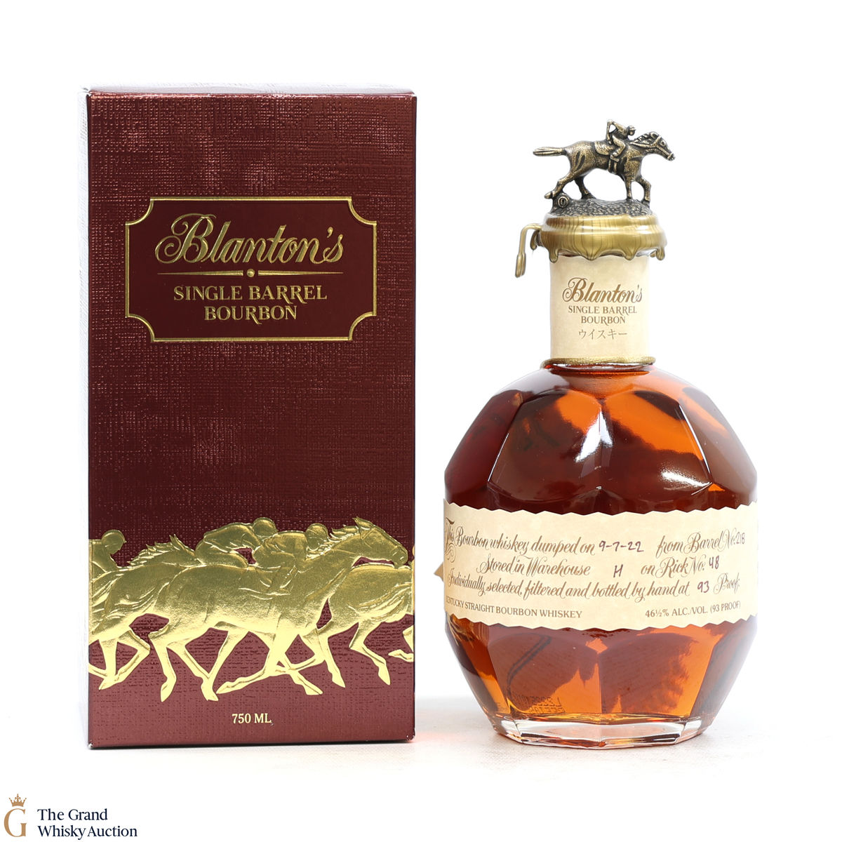 Blanton's - Single Barrel Dumped 2022 / Japanese Import 75cl