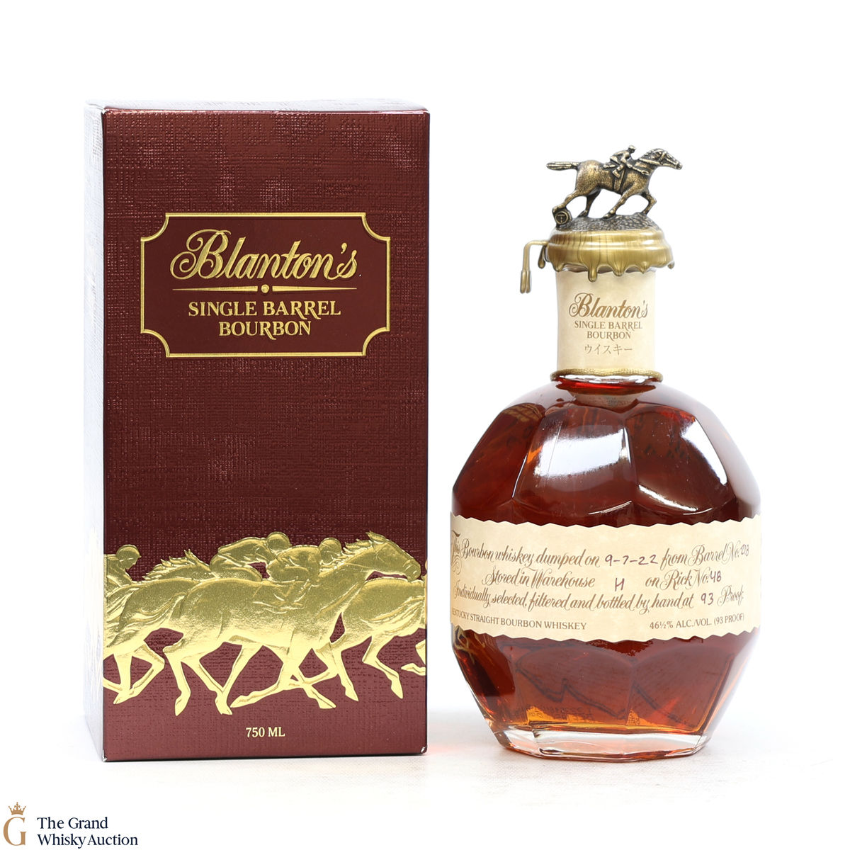 Blanton's - Single Barrel Dumped 2022 / Japanese Import 75cl