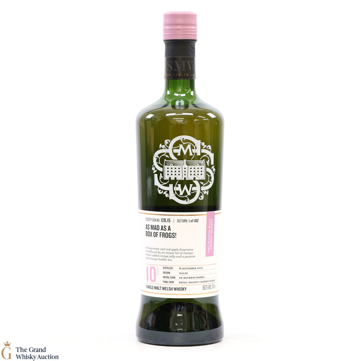 Penderyn - 10 Year Old 2010 SMWS 128.15 As Mad As A Box Of Frogs!