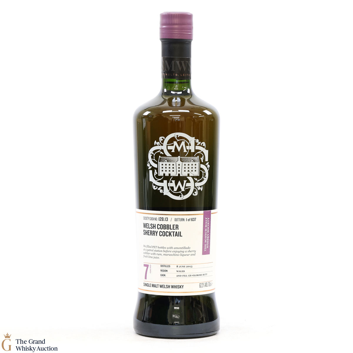 Penderyn - 7 Year Old 2013 SMWS 128.13 Welsh Cobbler Sherry Cocktail