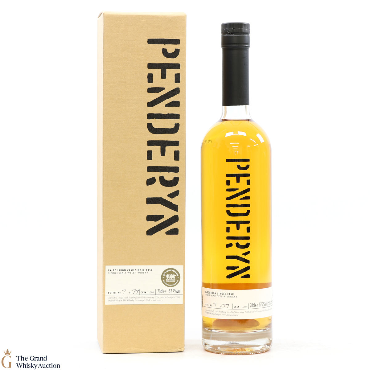 Penderyn - 11 Year Old 2008 - Single Bourbon Cask #11 - The Whisky Exchange's 20th Anniversary