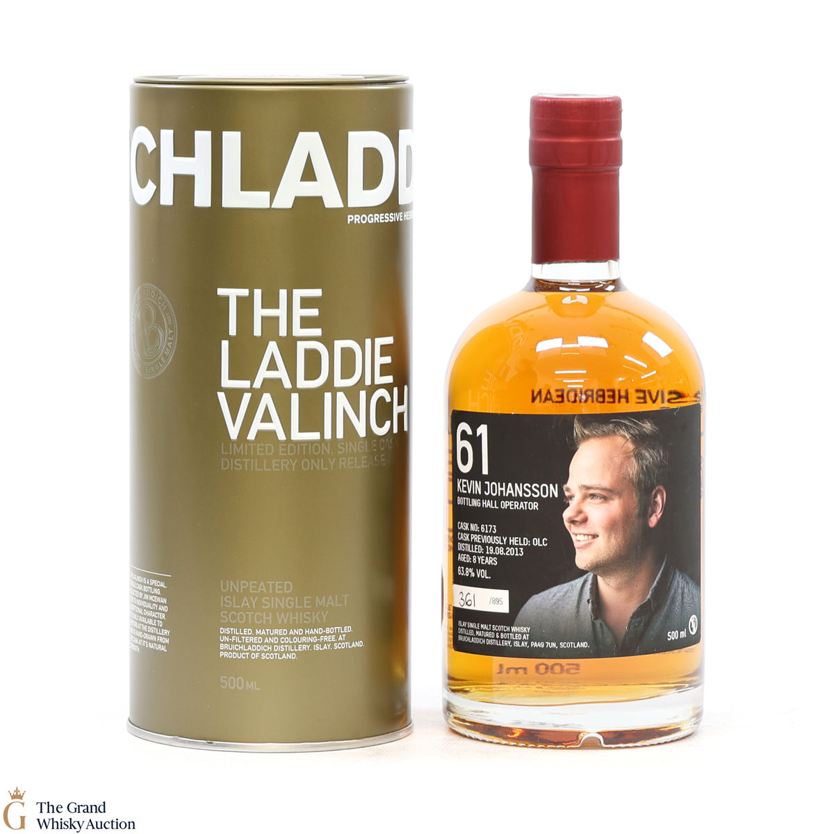 Bruichladdich - 8 Year Old - Valinch 61 - Kevin Johansson (50cl)