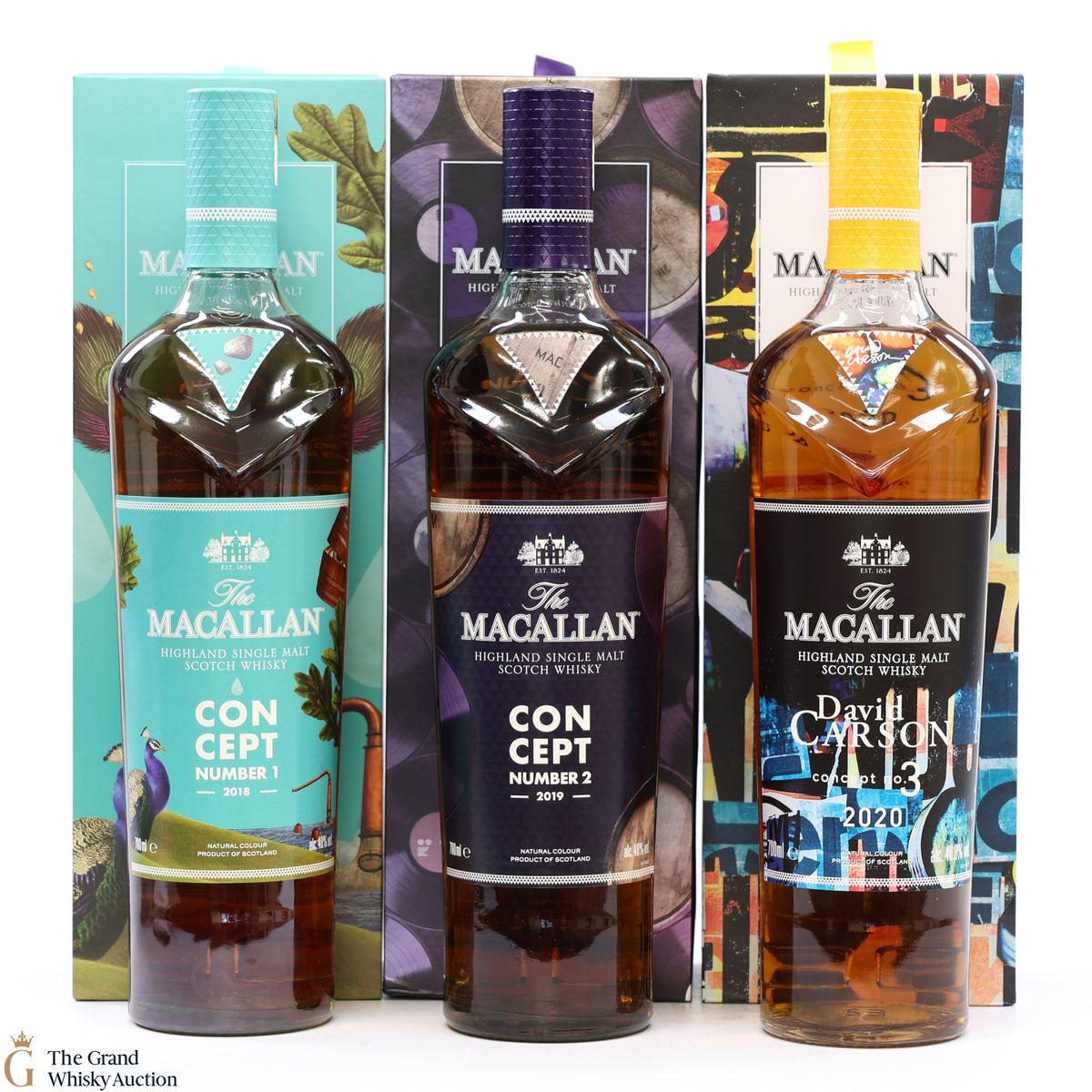 Macallan - Concept No.1, No.2 + No.3 (3 x 70cl)