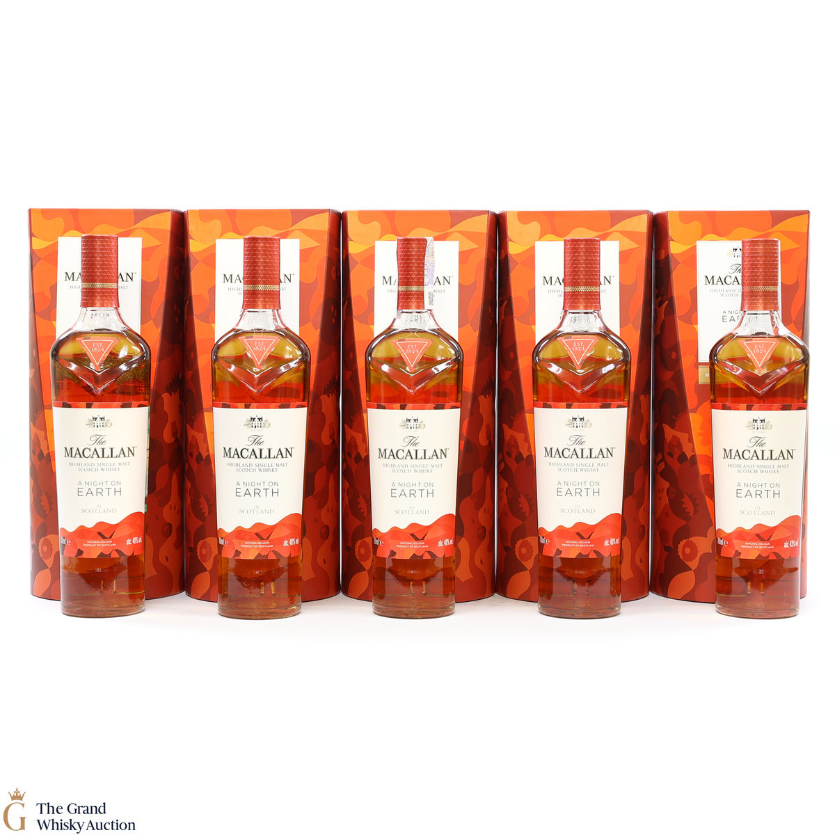 Macallan - A Night on Earth in Scotland (5 x 70cl) 