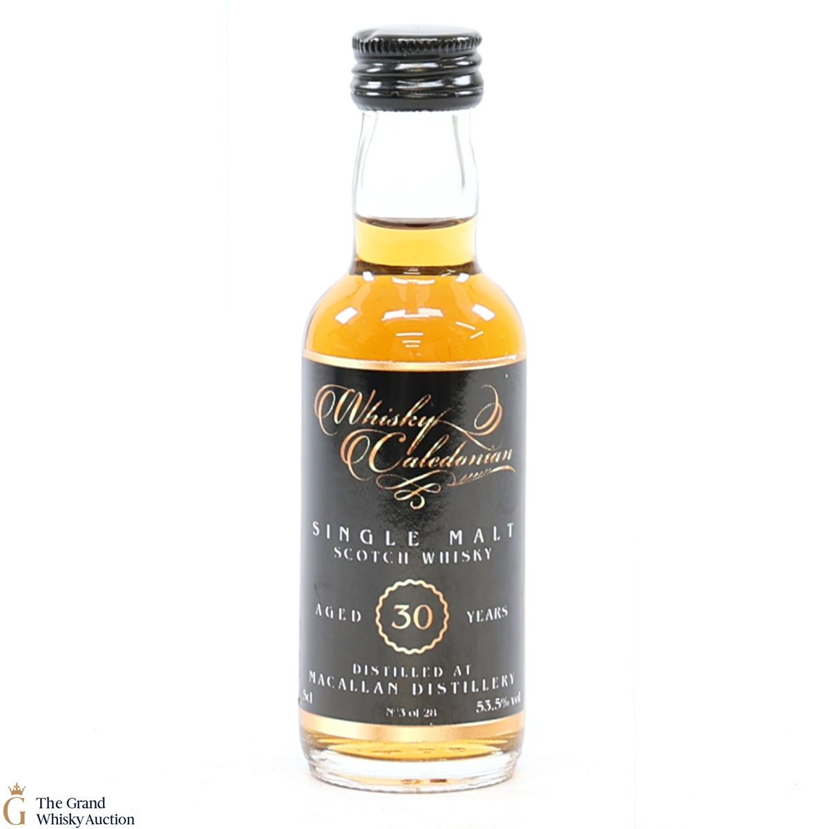 Macallan - 30 Year Old - Whisky Caledonian Black Label 5cl