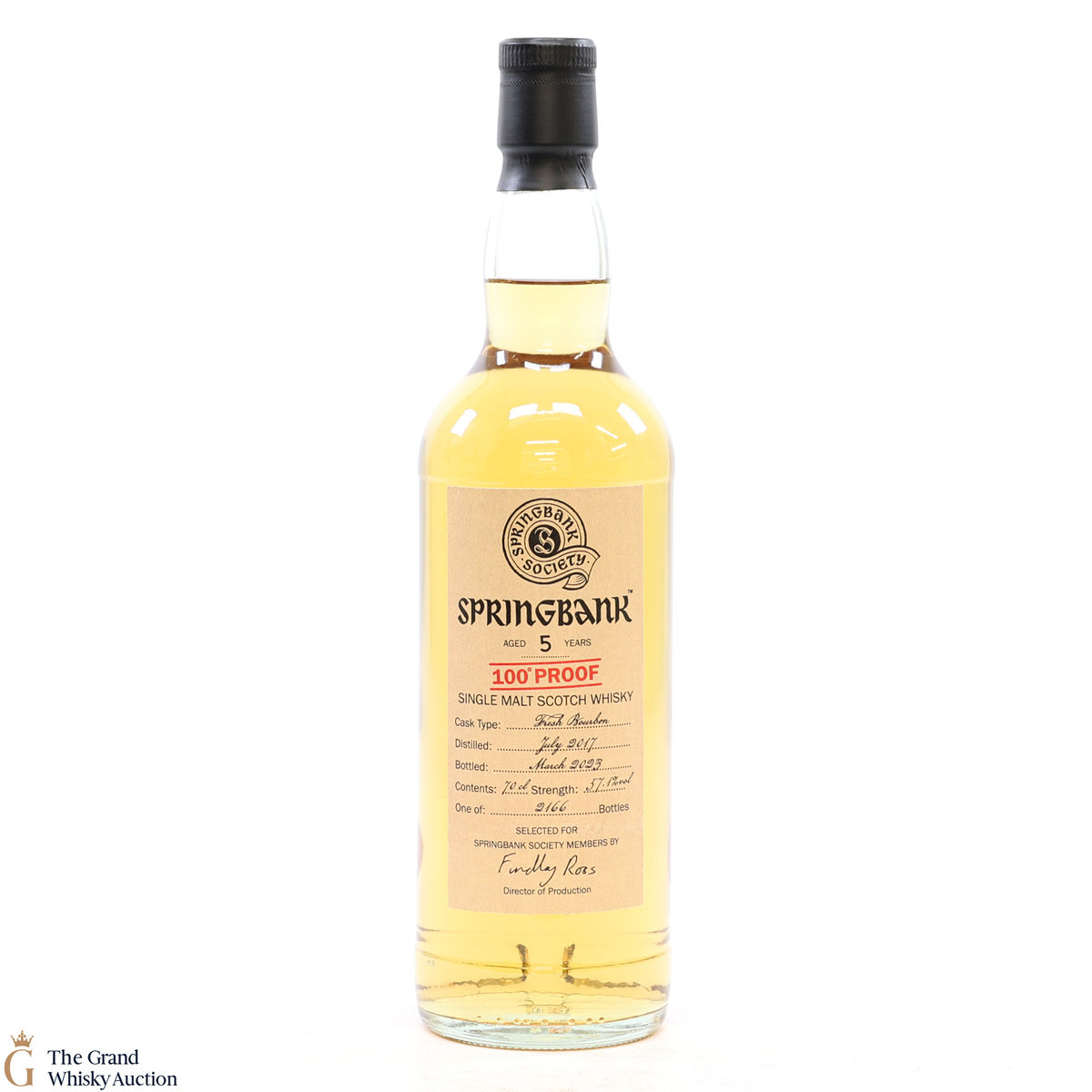 Springbank - 5 Year Old 2017 Fresh Bourbon - Springbank Society