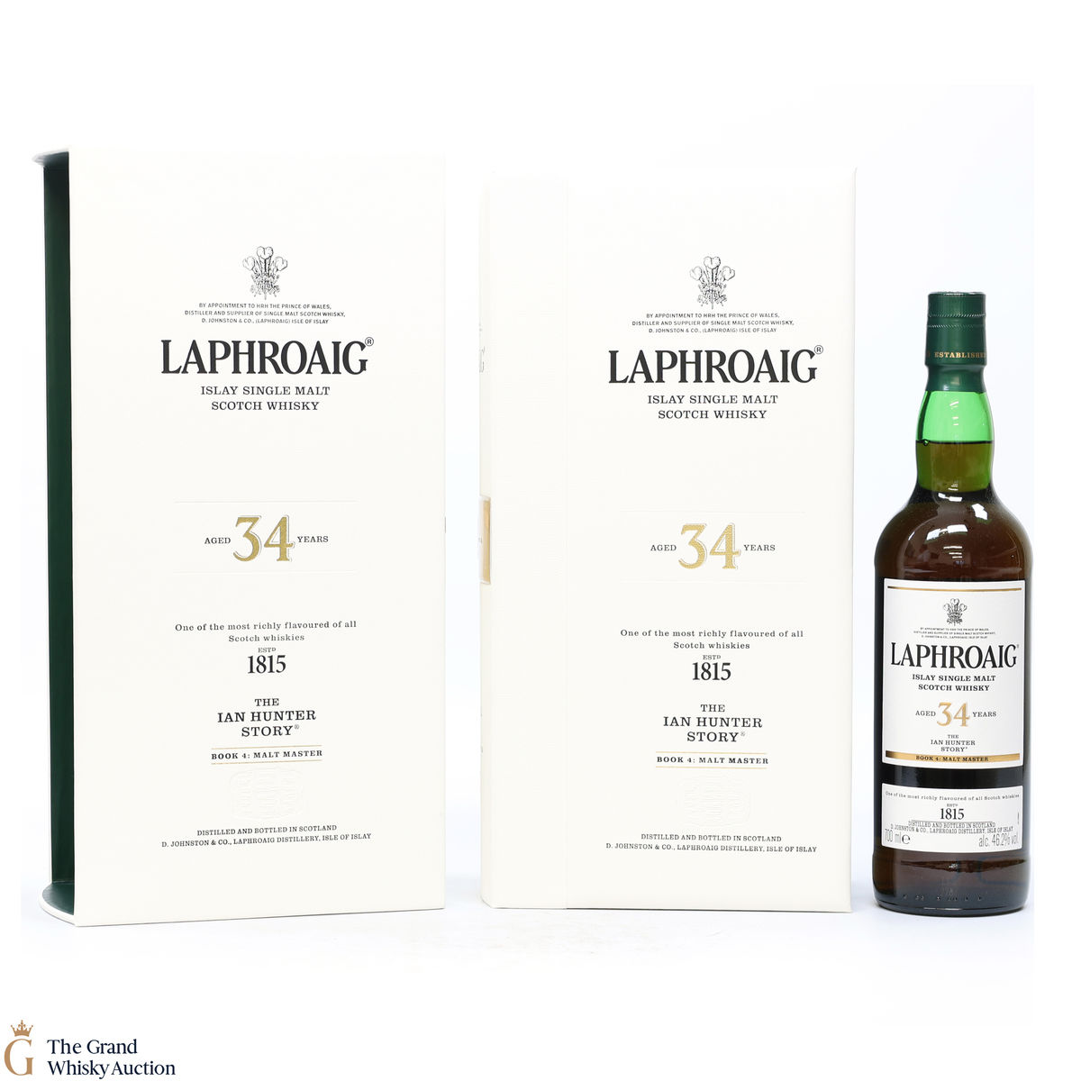 Laphroaig - 34 Year Old - The Ian Hunter Story - Book 4