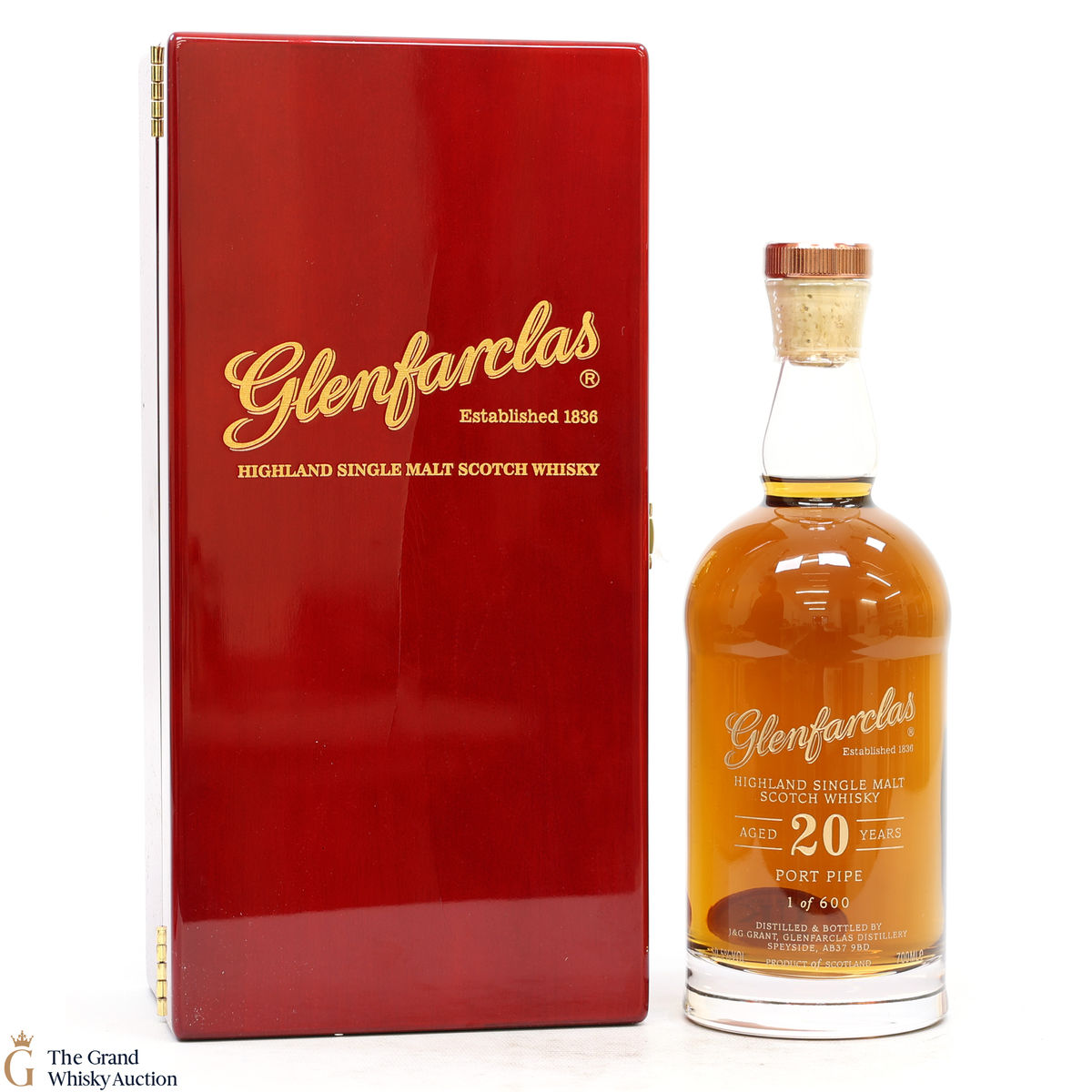 Glenfarclas - 20 Year Old - Port Pipe Decanter