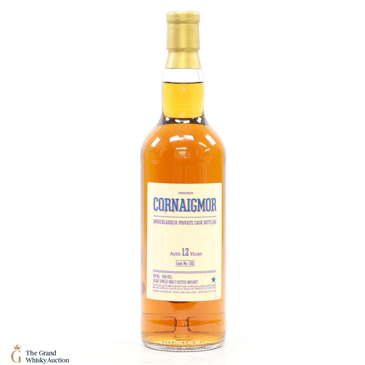 Bruichladdich - 12 Year Old 2003 #1321 Sherry Hogshead Cornaigmor Private Cask