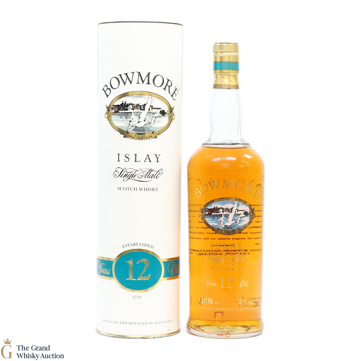 Bowmore - 12 Year Old - Screen Print 1990s 1L