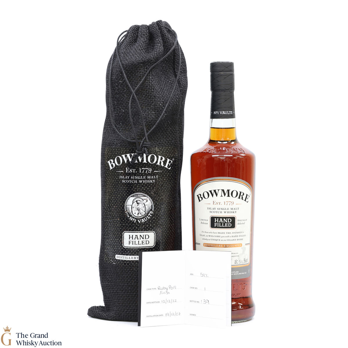 Bowmore - 14 Year Old 2007 - Ruby Port Finish #1 - Hand Fill 2022