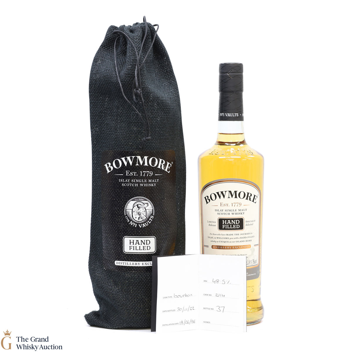 Bowmore - 26 Year Old 1996 - Bourbon #2114 Hand Fill 2022