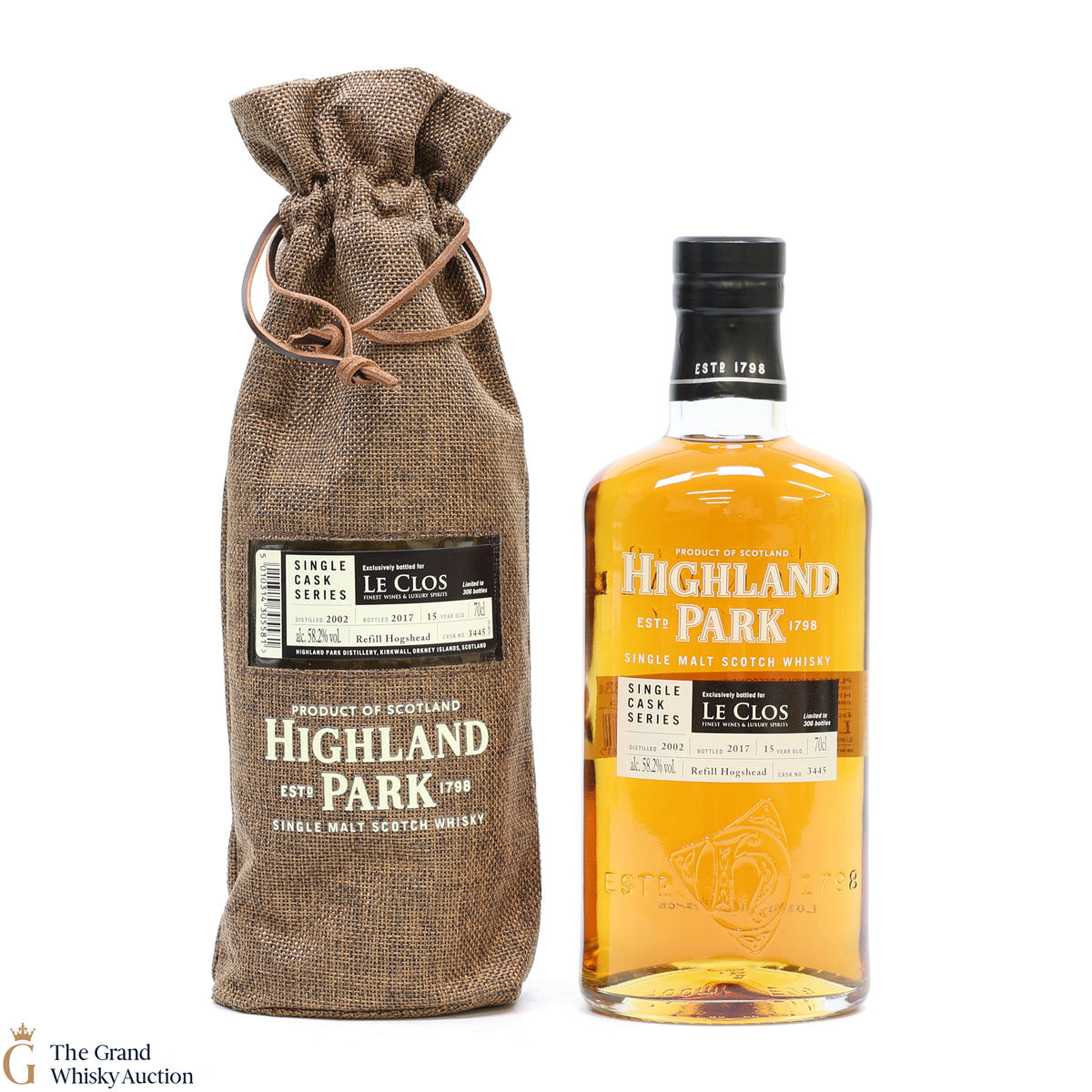 Highland Park - 15 Year Old - Single Cask #3445 - Le Clos
