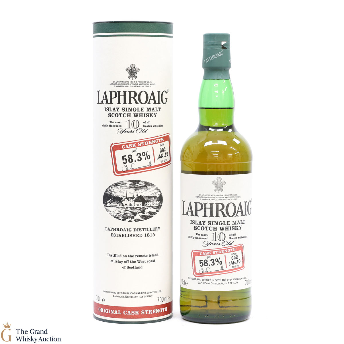 Laphroaig - 10 Year Old - Original Cask Strength Batch #002