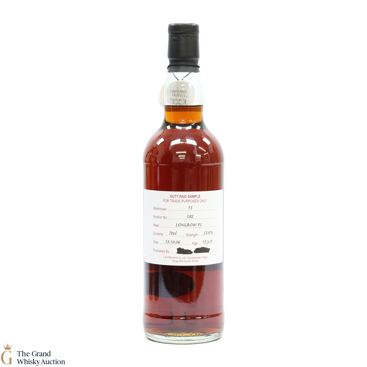 Longrow - 15 Year Old 2006 Fresh Sherry - Duty Paid Sample 53.8%